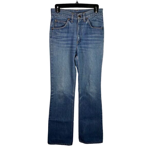 Vintage Levi's Orange Tab Plain pocket‎ Jeans 29x34 Light Wash Blue - Picture 1 of 14